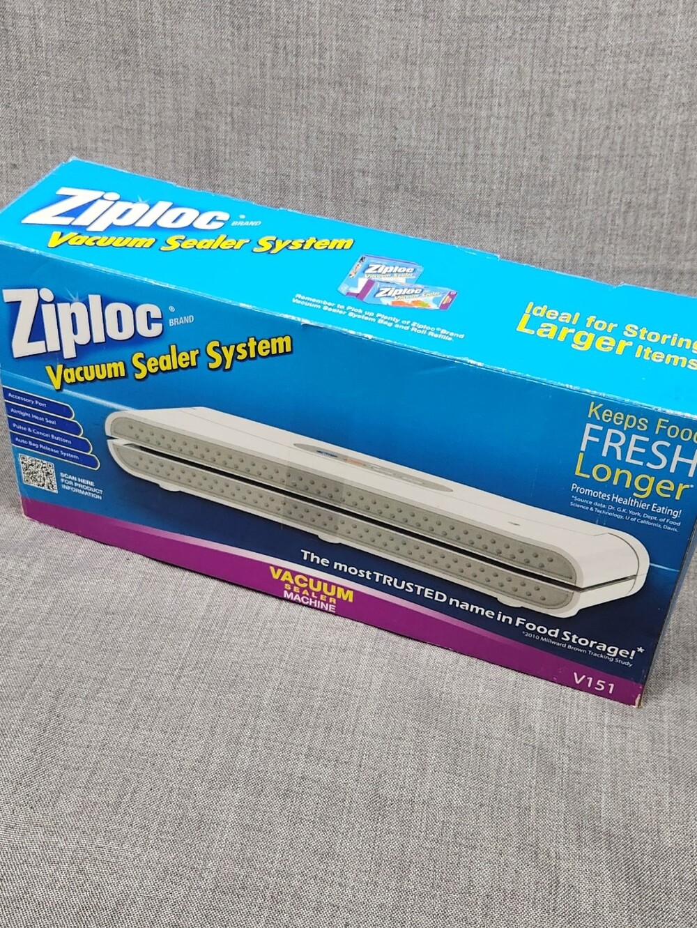 Ziploc Electronic Vacuum Freezer Sealer Food Storage - Picture 5 of 5